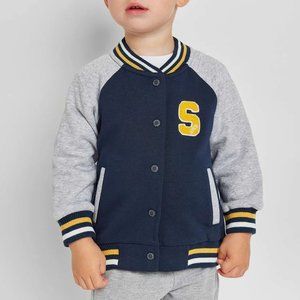 Baby Go Bomber with "S" Monogram